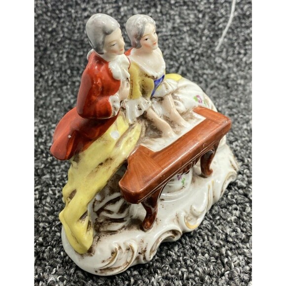 Marayama Hand Painted Porcelain Colonial Couple lot of 2 Made in Occupied Japan - Picture 2 of 15